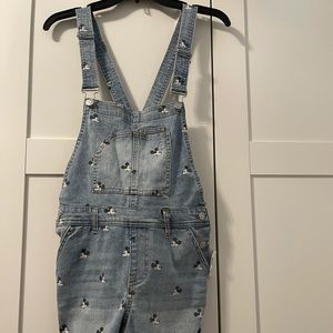 Disney Mickey Mouse Overall Shorts
